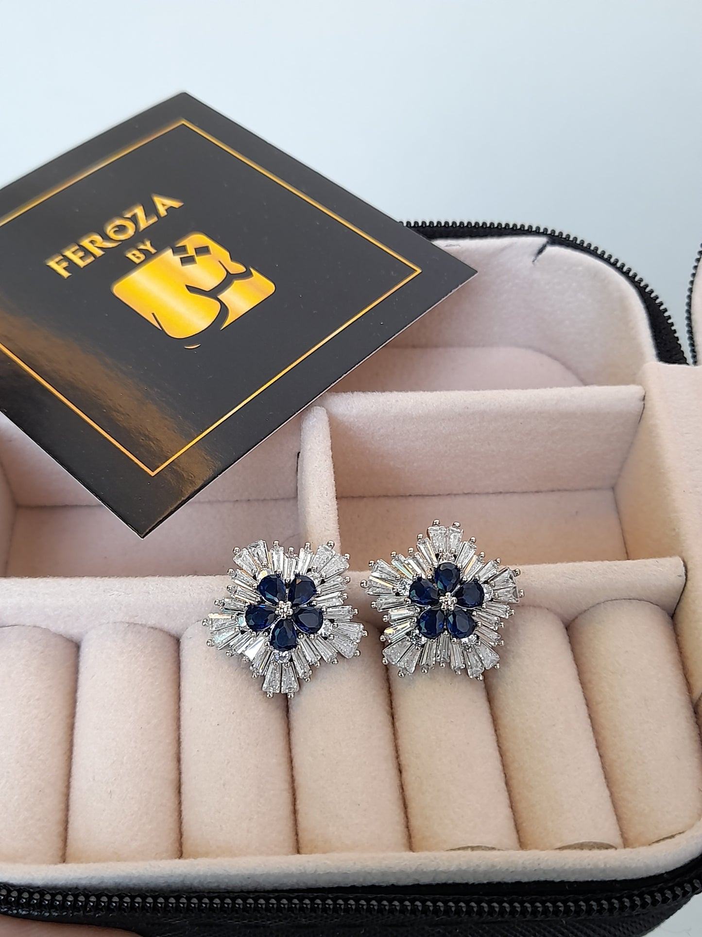 Blue Sapphire Earrings