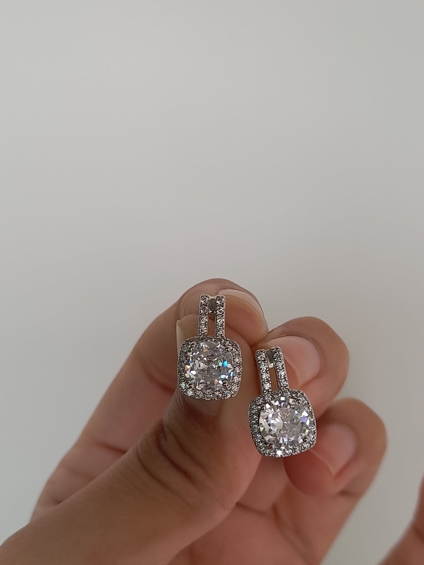 Zirconium Bauble Earrings
