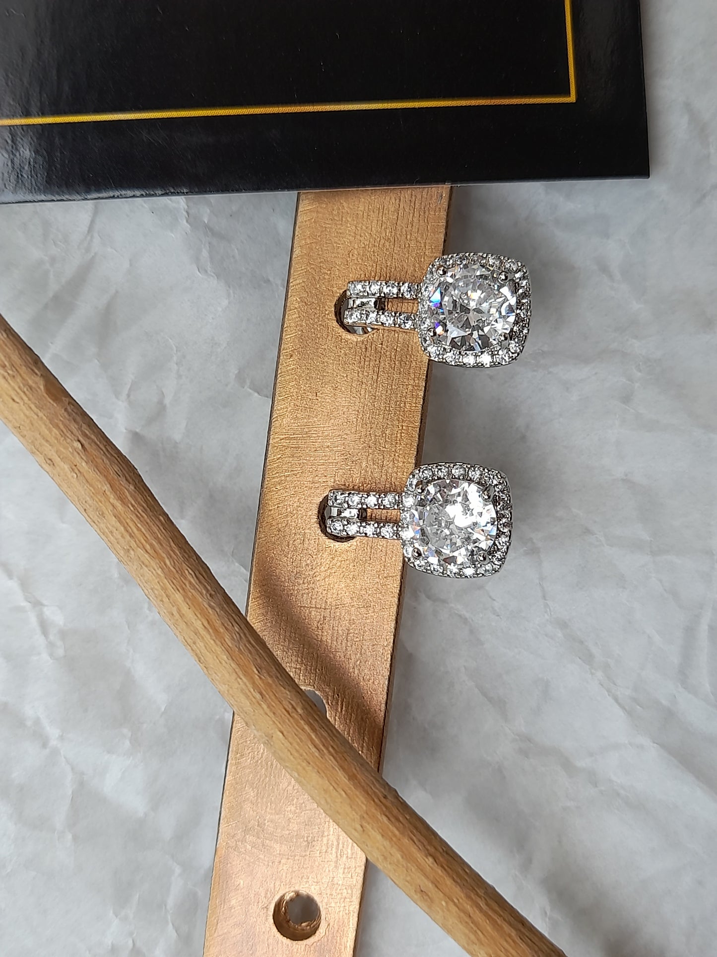 Zirconium Bauble Earrings