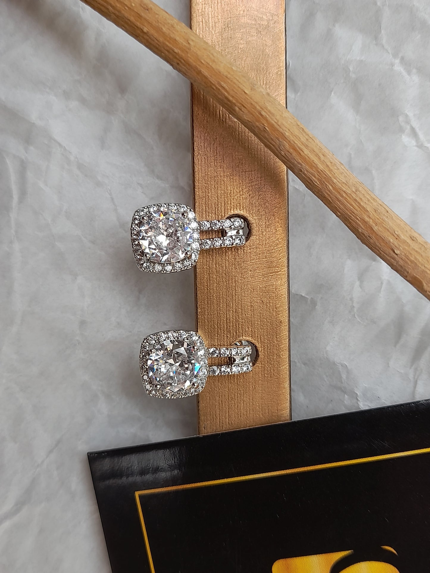 Zirconium Bauble Earrings