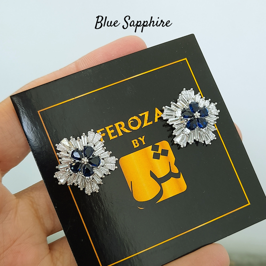 Blue Sapphire Earrings