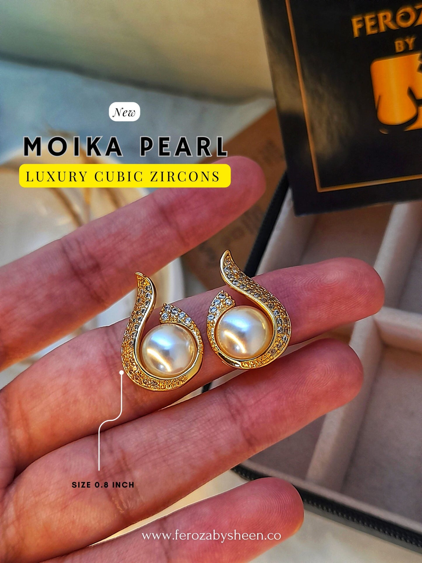 Moika Pearl Earrings