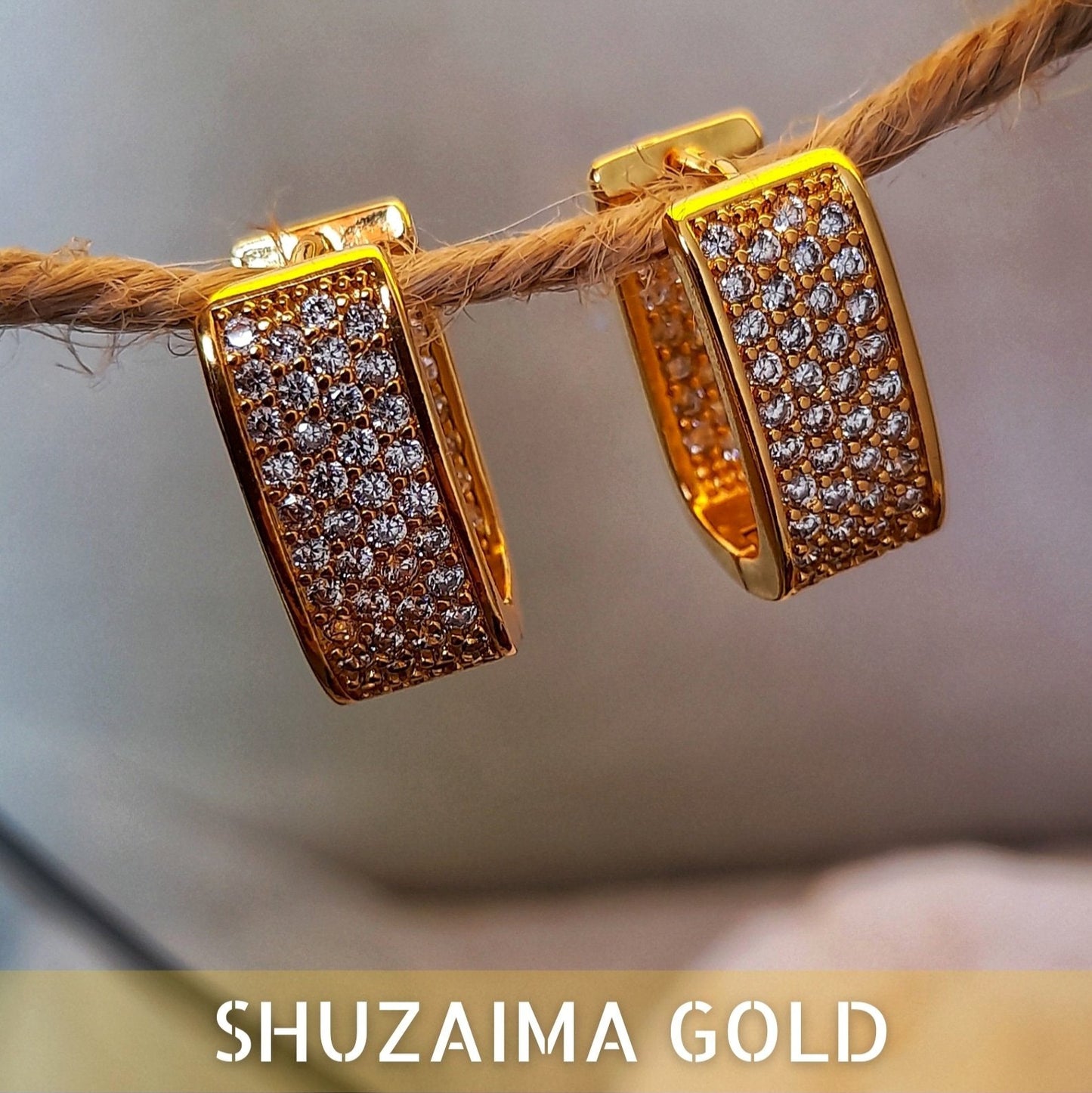 Shuzaima Gold Hoops