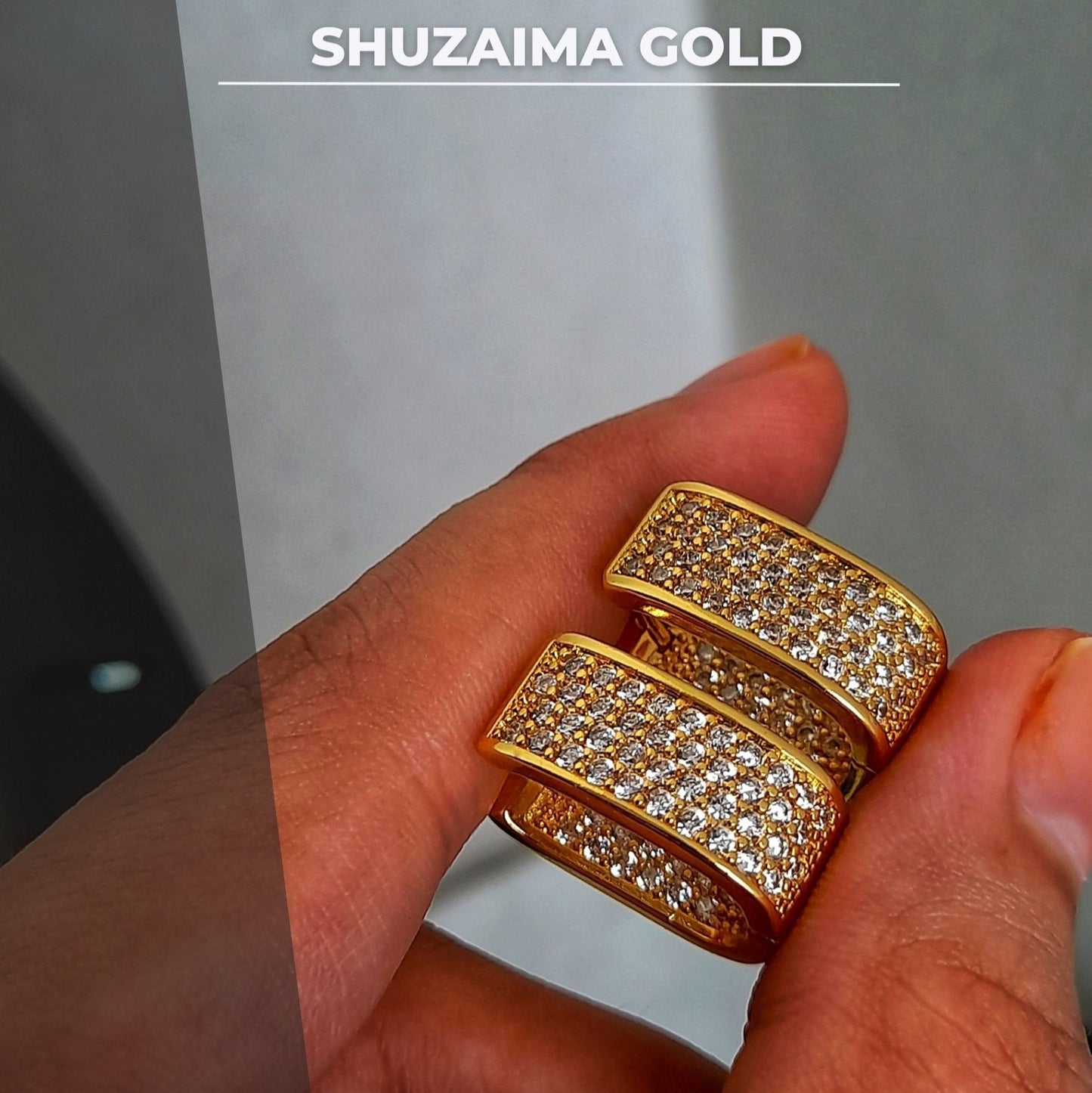 Shuzaima Gold Hoops