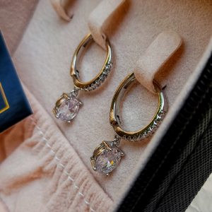 Silver Arena Earrings