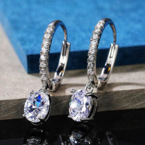 Silver Arena Earrings