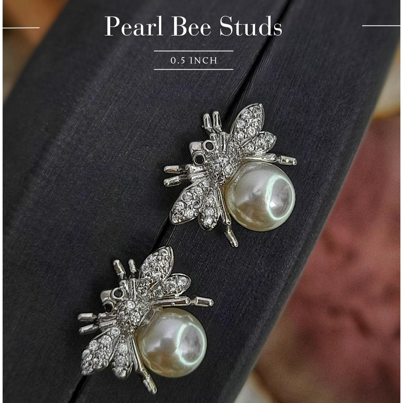 Pearl Bee Earrings