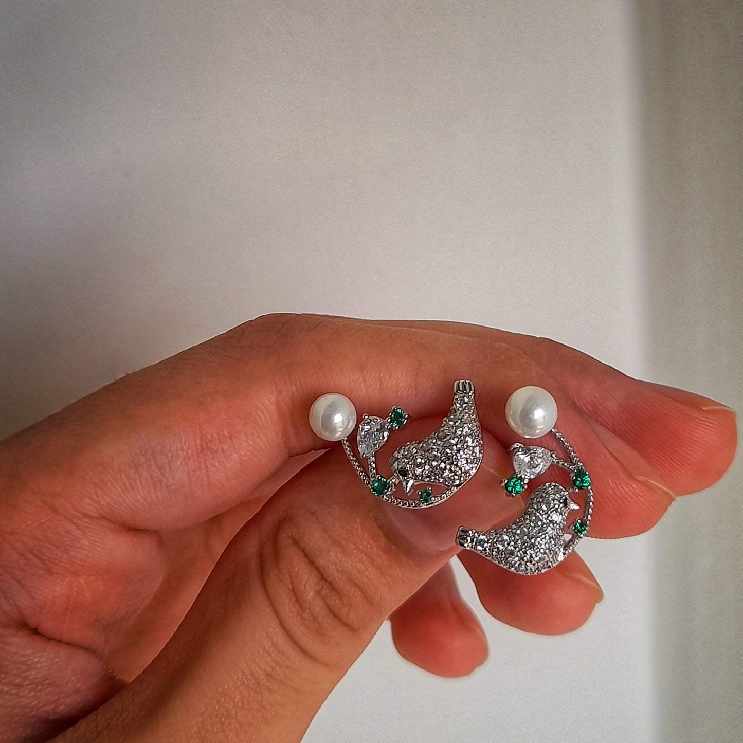 Swinging Birds Earrings