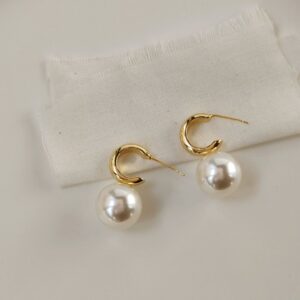 Pearl Bob Earrings