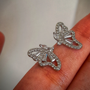 Sparkle Butterfly Earrings