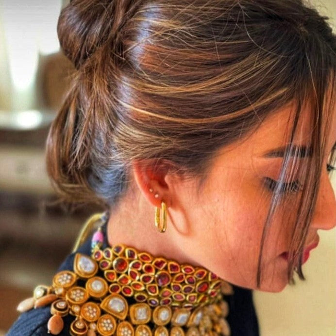 Chic O Shaped Mini Hoops
