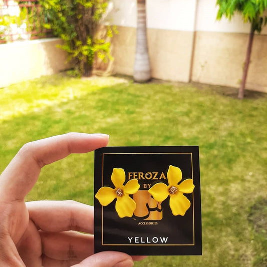 Clay Flowers Earrings