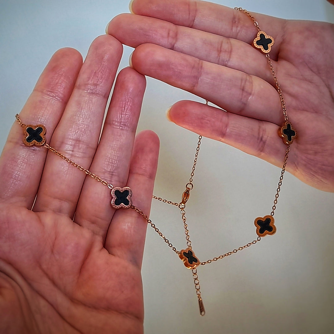 Black Clover Necklace