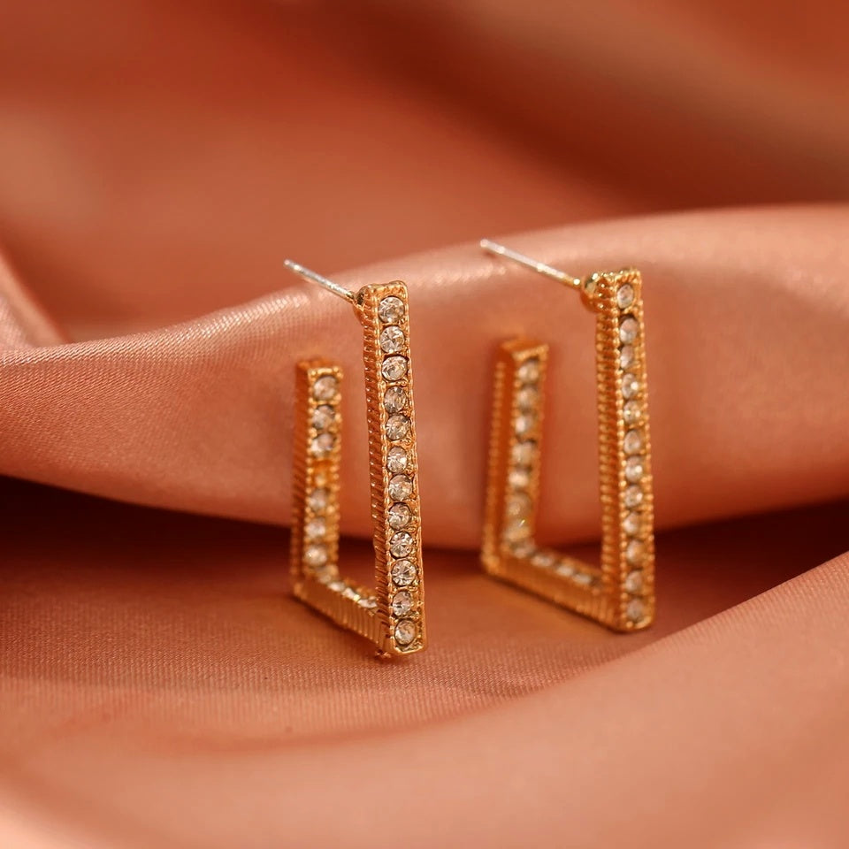 Crystal Swing Hoops