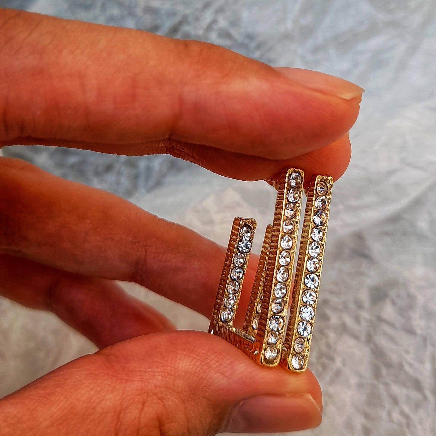 Crystal Swing Hoops