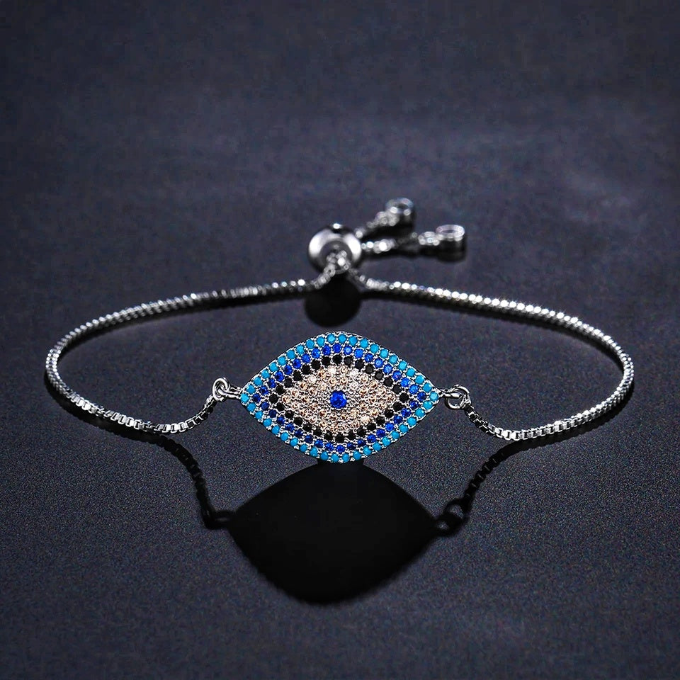 Eye Bracelet - Silver
