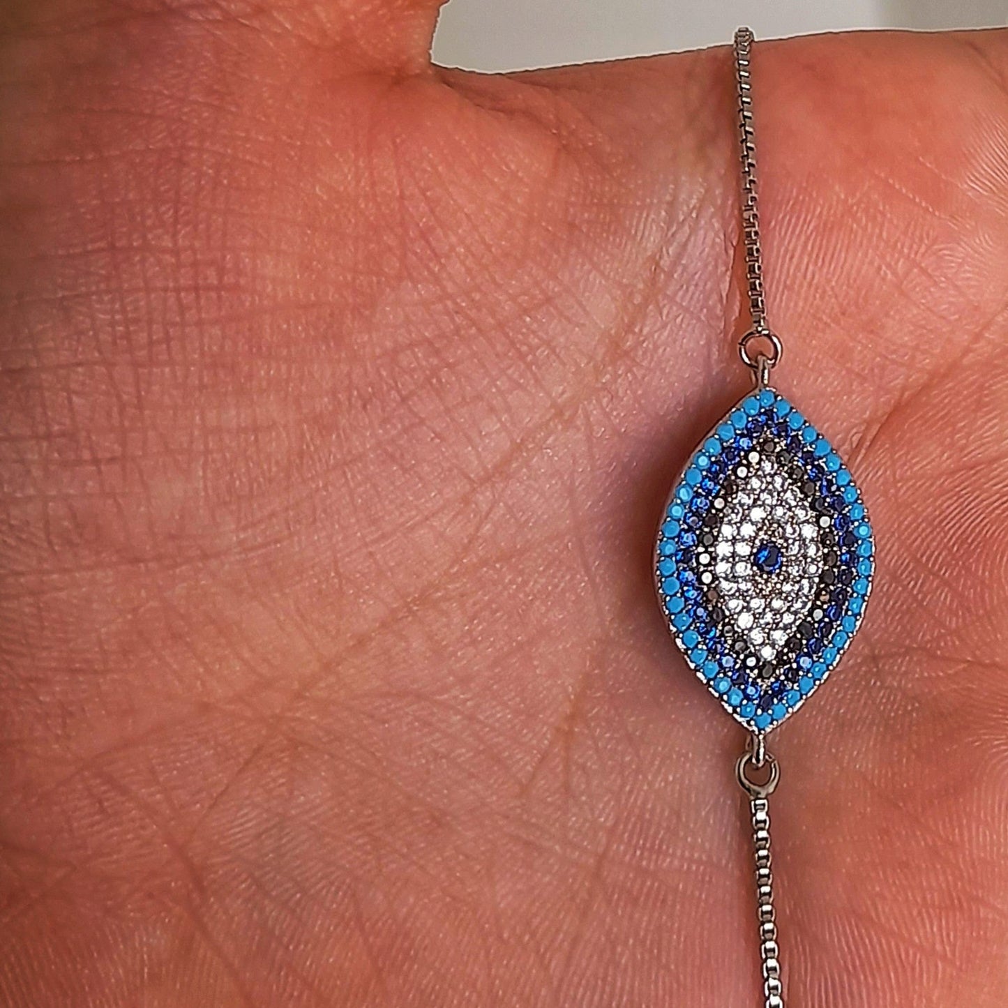Eye Bracelet - Silver