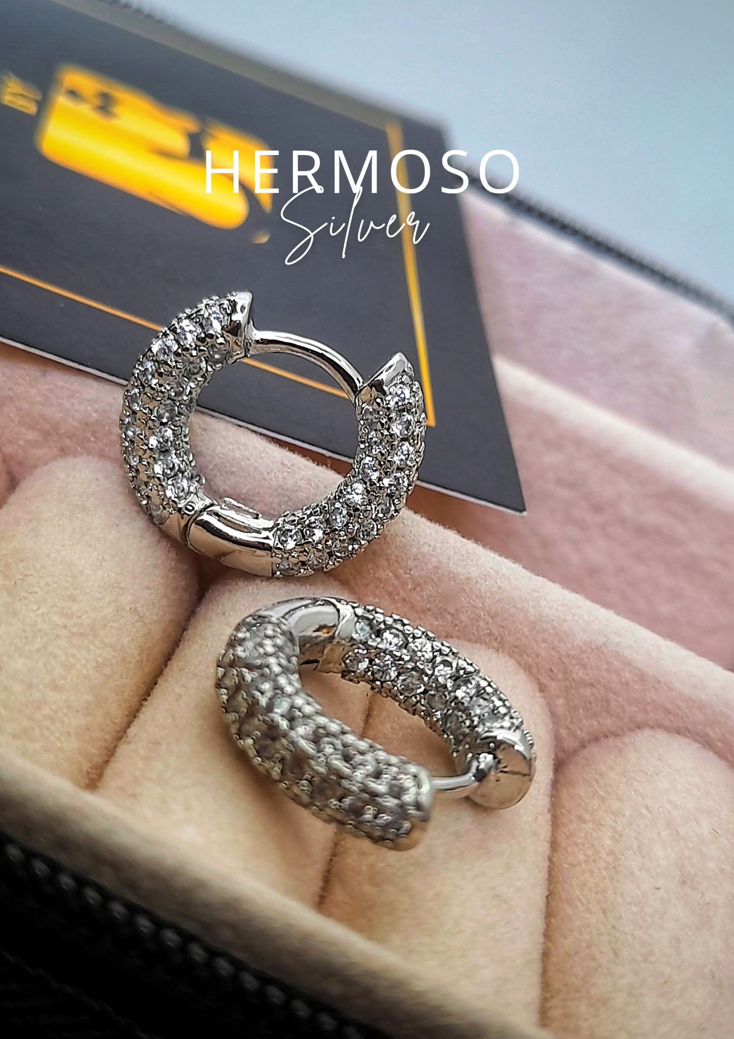 Hermoso Gold and Silver Hoops