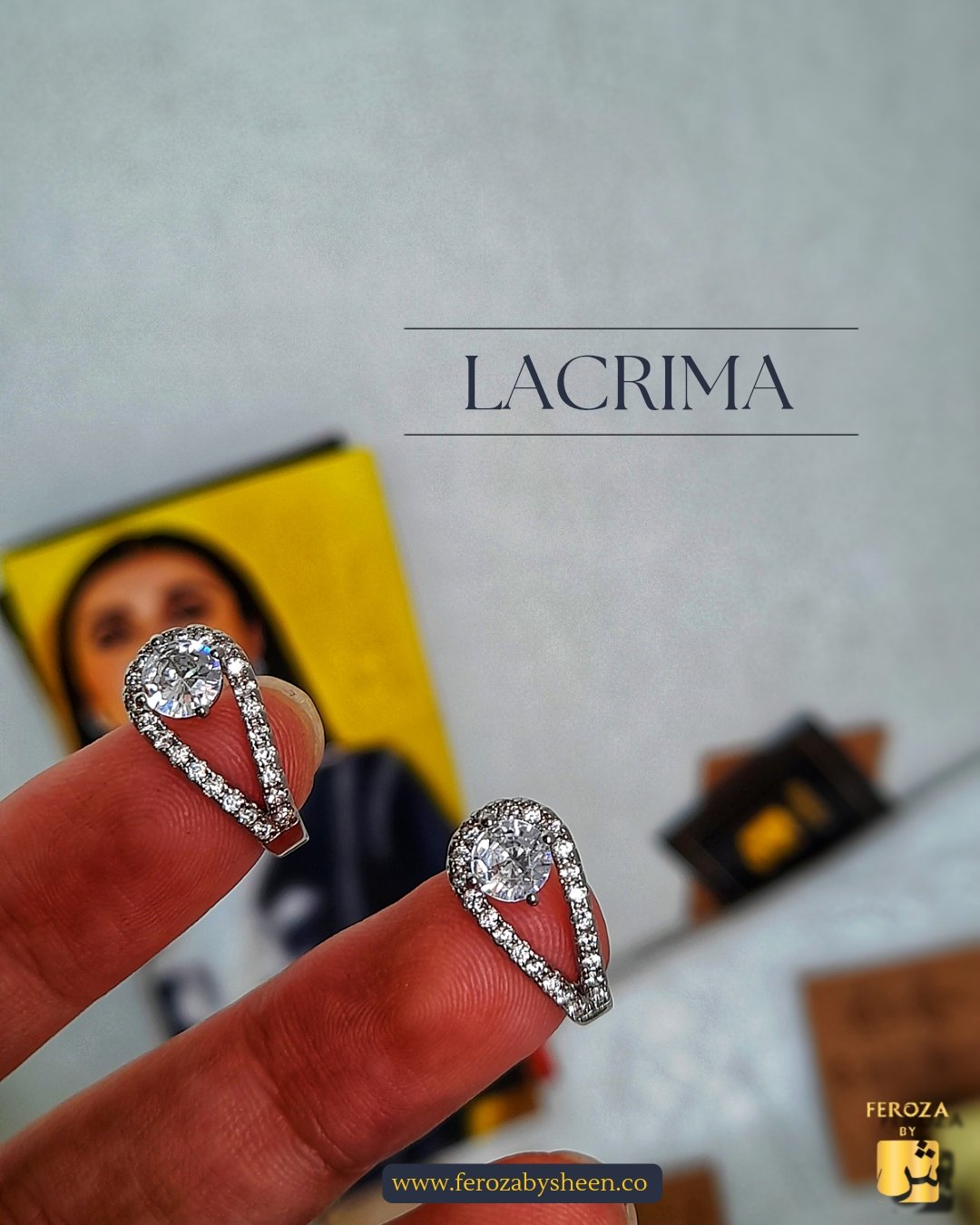 Lacrima Hoops Silver