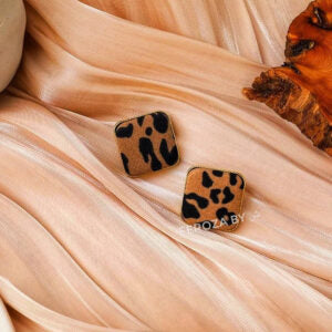 Vintage Leopard Earrings
