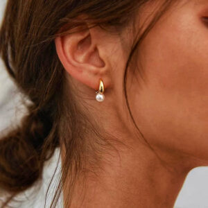 Mini Pearl Globe Earrings