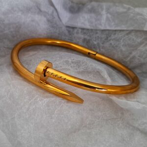 Gold Nail Bracelet