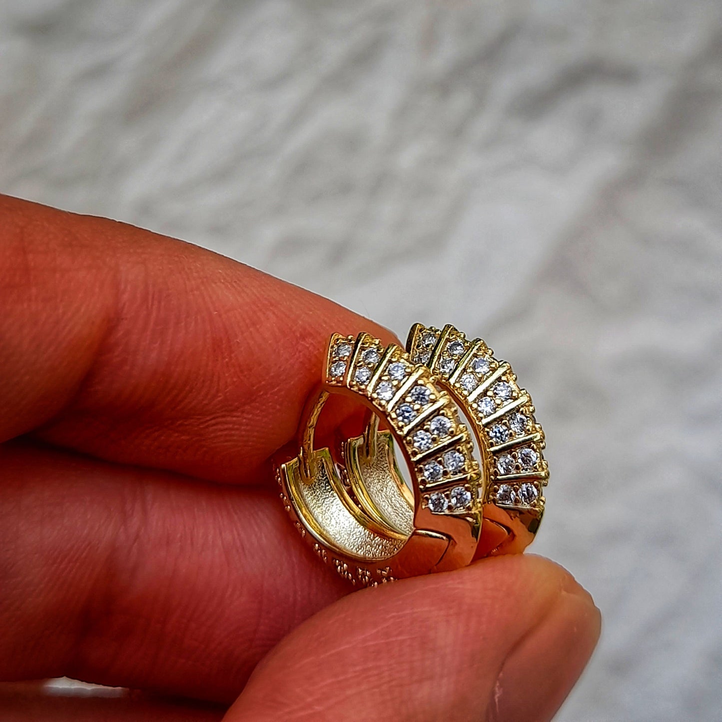 Zirconium Planet Hoops