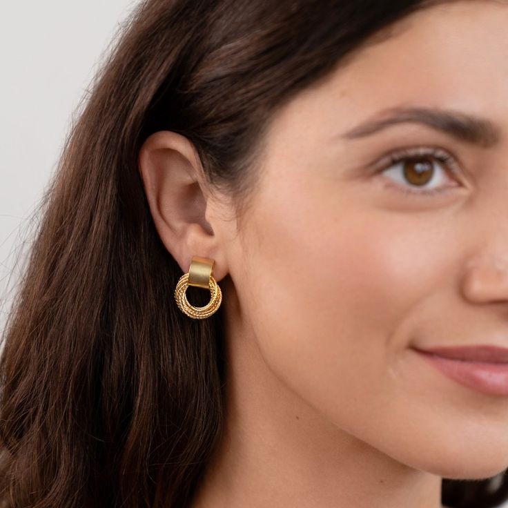 Winding Wheel Earrings