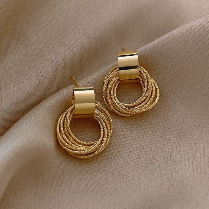 Winding Wheel Earrings