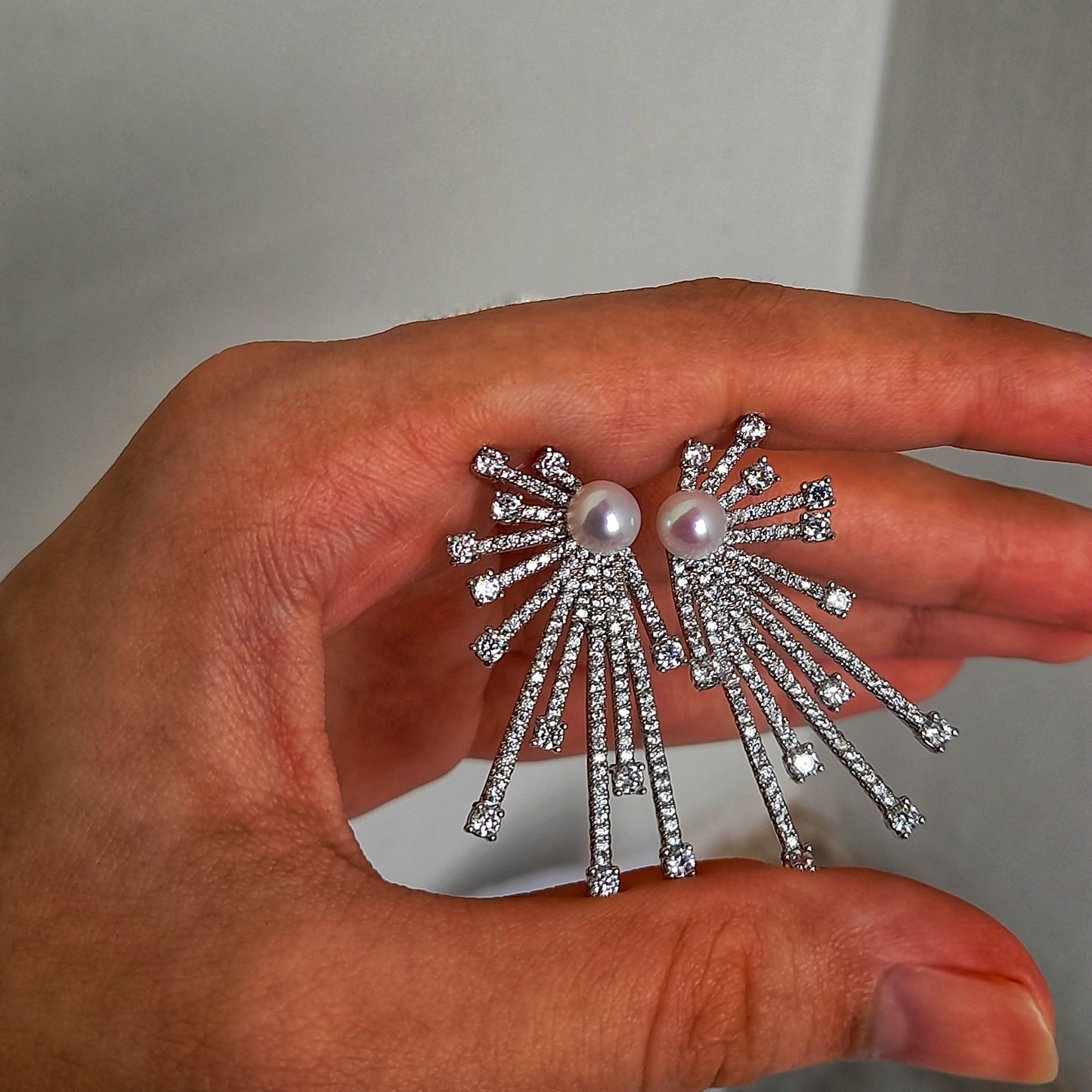 Zirconium Star Earrings