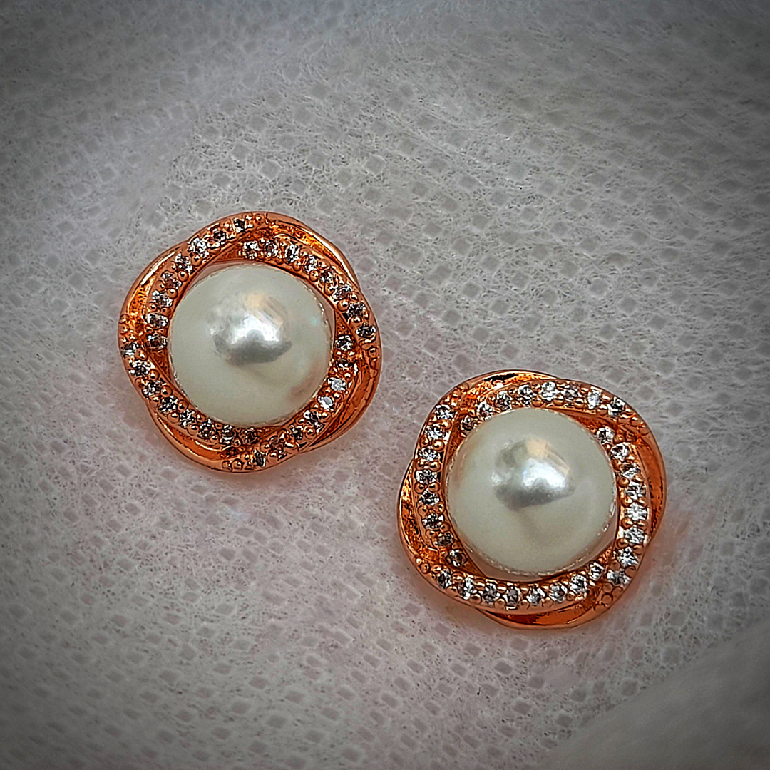 Zirconium Whirls Studs