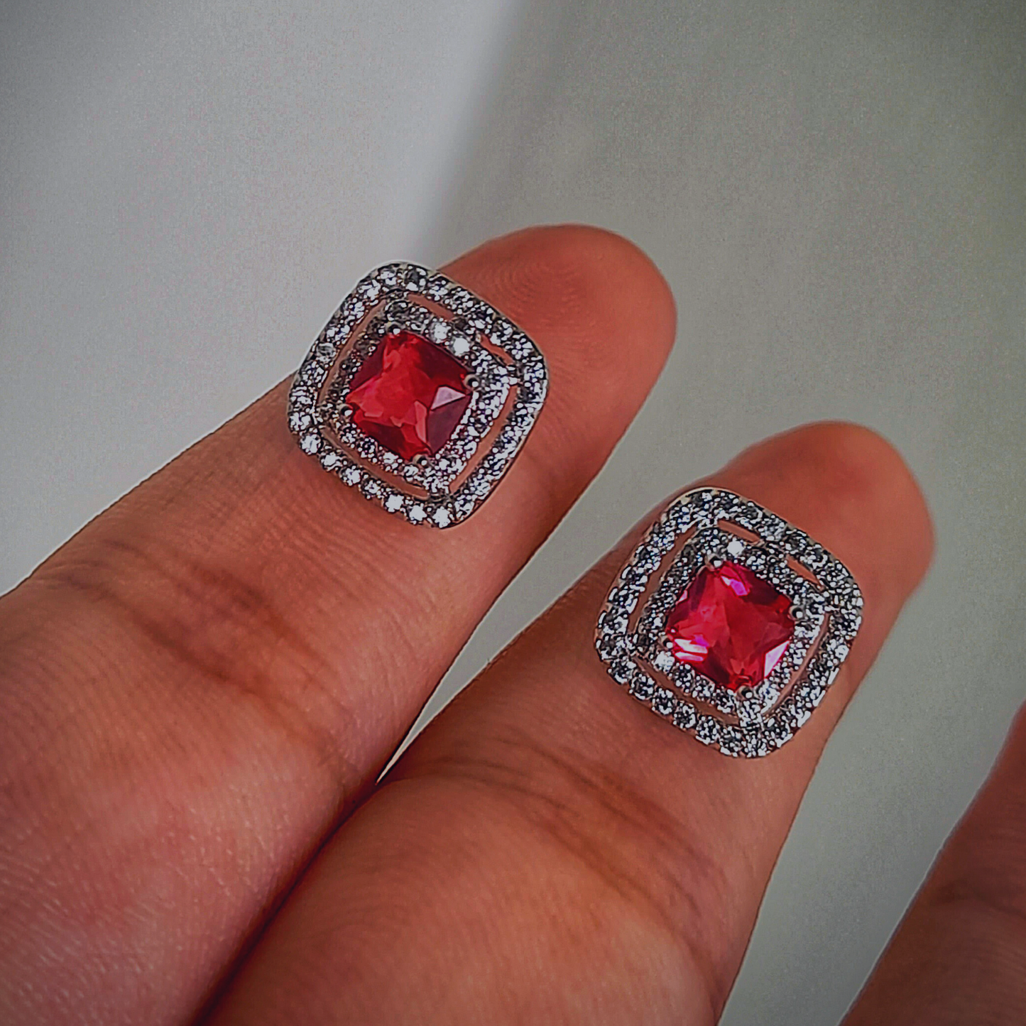 Zirconium Cubes Earrings