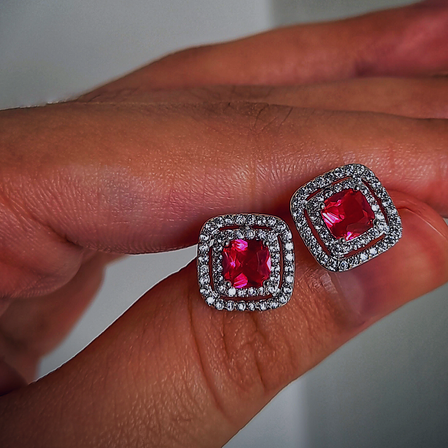 Zirconium Cubes Earrings