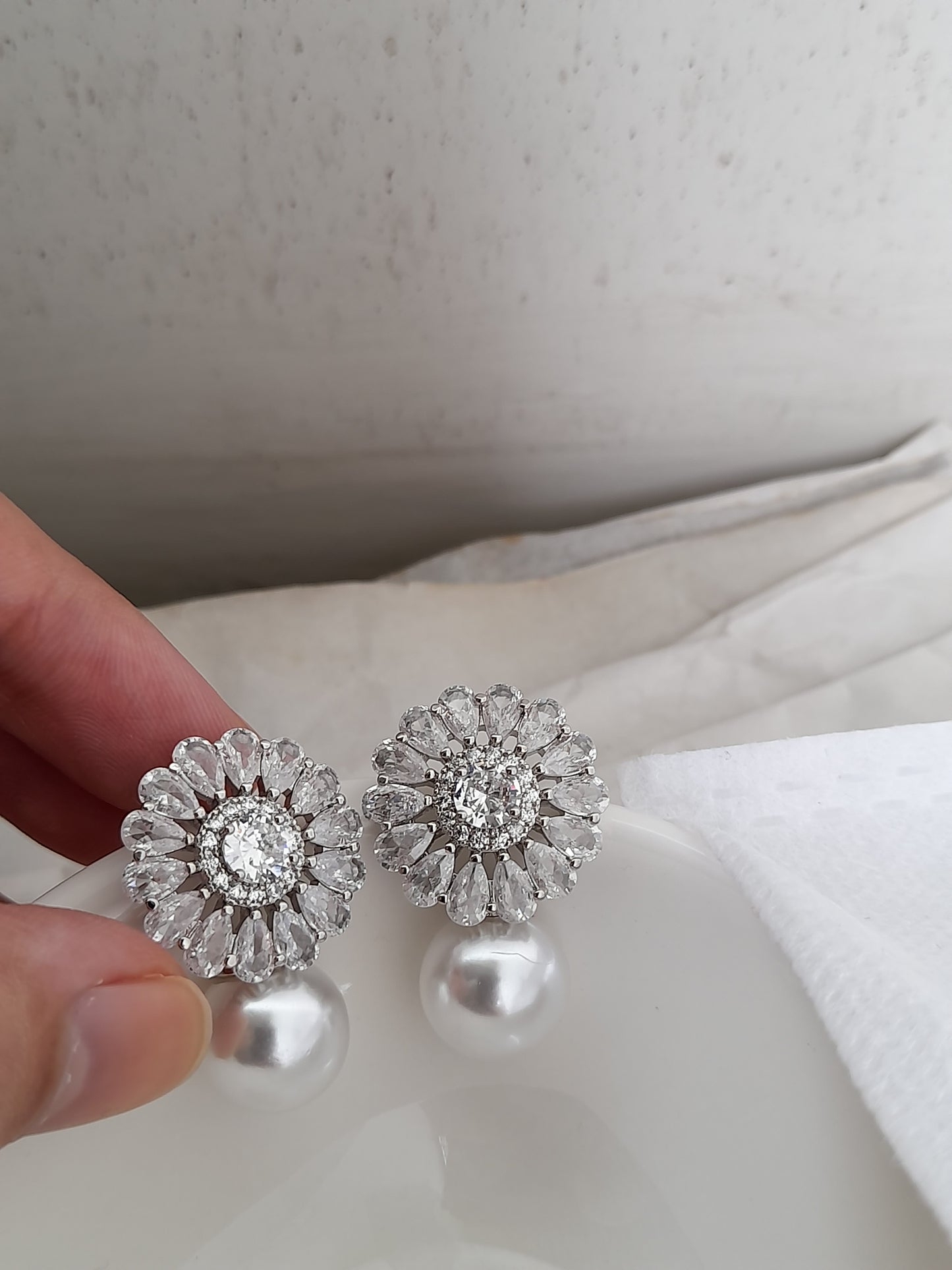 Silver Bay Earrings
