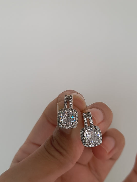 Zirconium Bauble Earrings