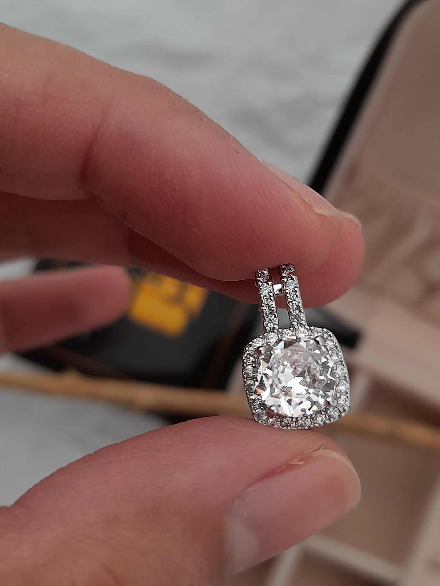 Zirconium Bauble Earrings