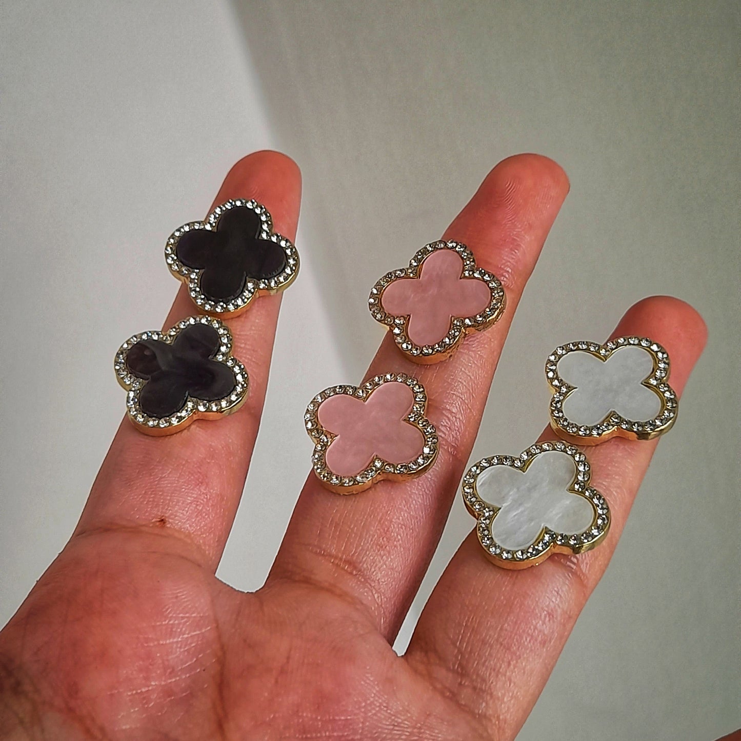 Large Clover Earrings