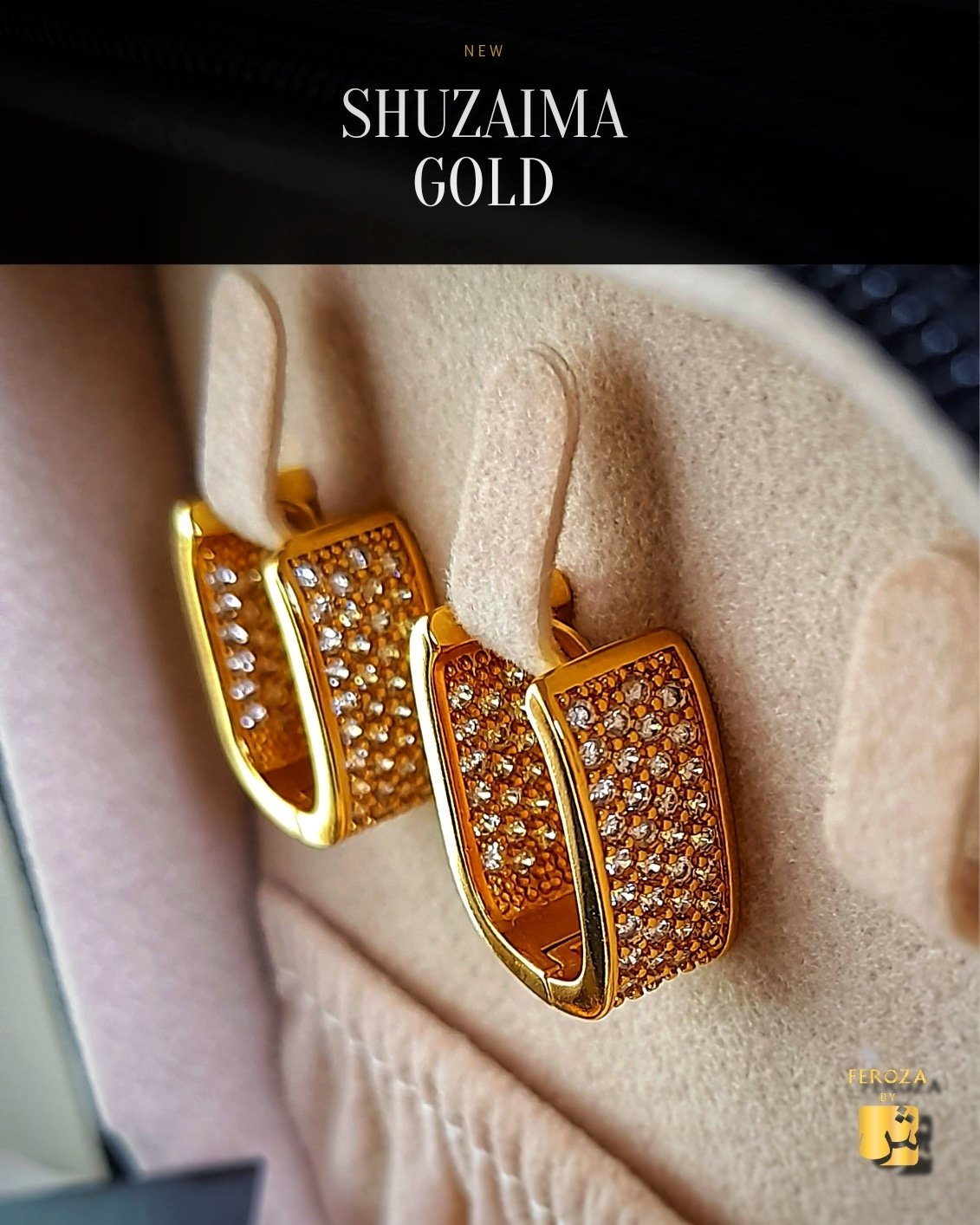 Shuzaima Gold Hoops