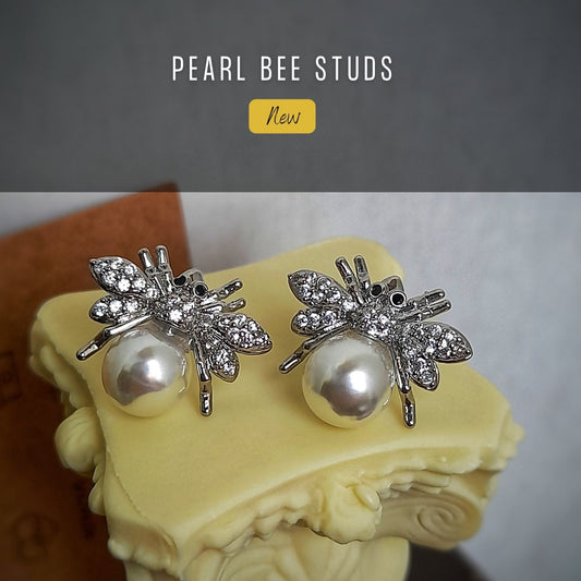 Pearl Bee Earrings