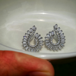 Silver Costa Earrings