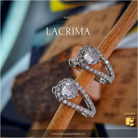 Lacrima Hoops Silver