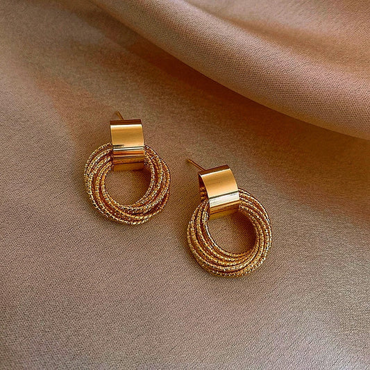 Winding Wheel Earrings