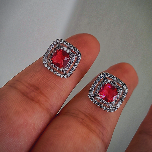 Zirconium Cubes Earrings